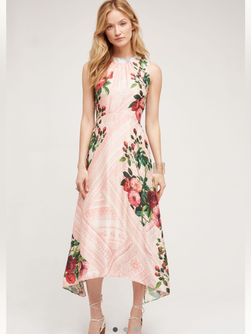 Anthropologie Butterfly Garden Midi Dress